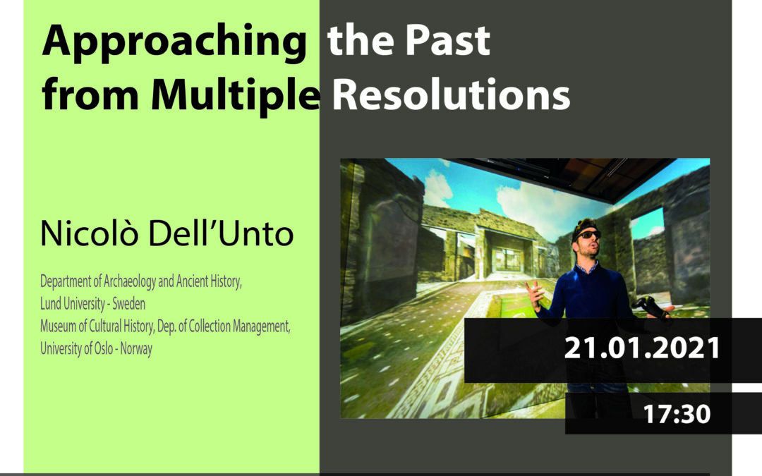 The MAPPAclass webinars have started. First appointment on January 21 with Nicolò Dell’Unto