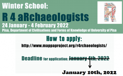 “R for Archaeologists” – new deadline