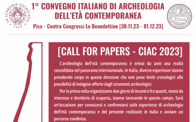 MAPPA Lab is organizing the 1st Conference of Archaeology of Contemporary past in Italy!