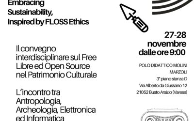 Partecipazione Conferenza ArcheoFOSS 19-2025 Open software, hardware, processes, data and formats in archaeological research